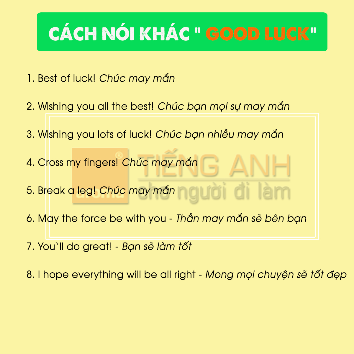 cach-noi-khac-good-luck